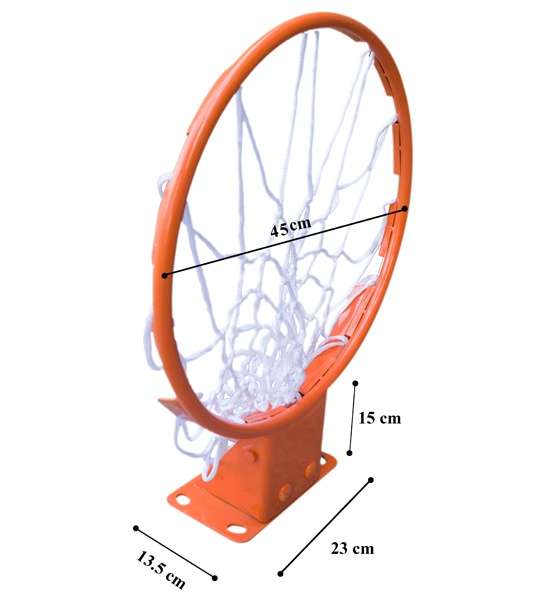 Kích thước vành bóng rổ thi đấu NK