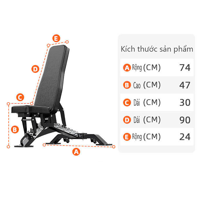 Ghế tập tạ Kingbox JL018