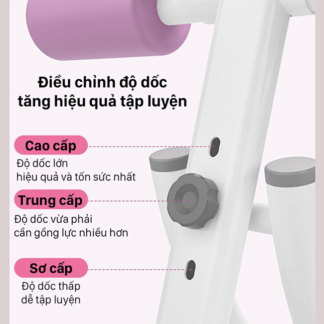 Độ dốc máy tập bụng T200
