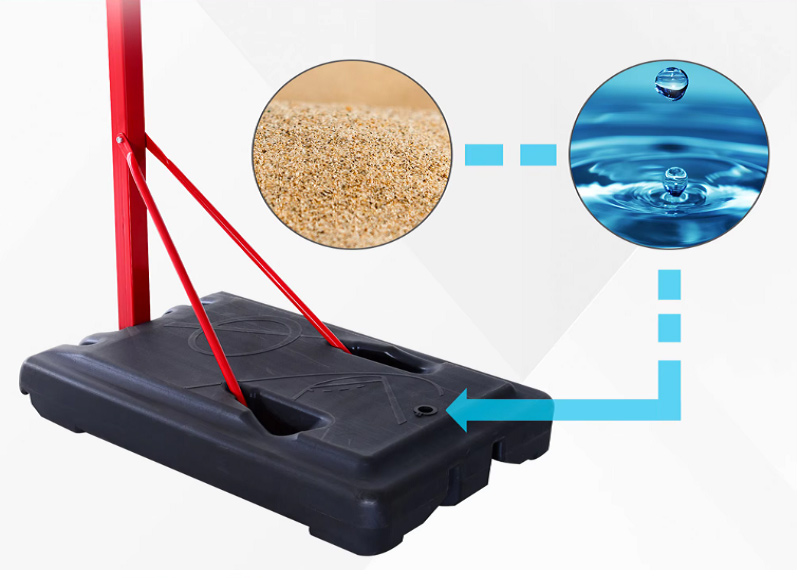 Thùng đối trọng trụ bóng rổ S003
