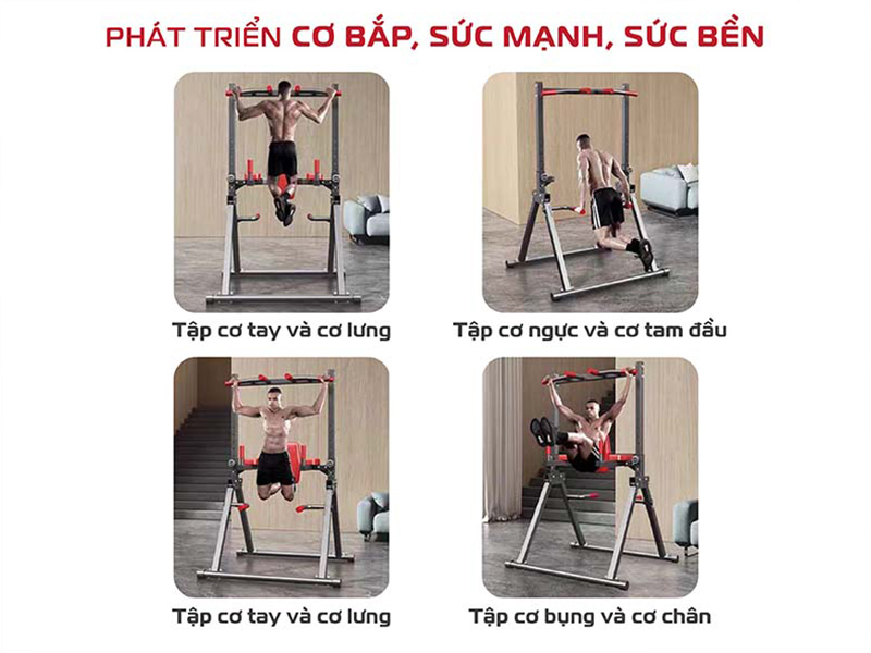 Xà đơn Bonvork đa dạng bài tập